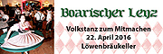Boarischer Lenz am 22.4.2016 im Löwenbräukeller